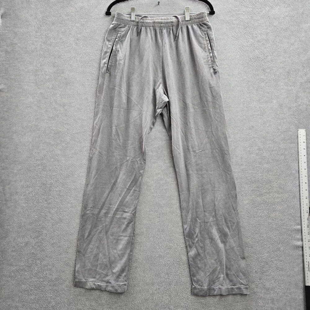 Yeezy Gap Men Pants SMALL Gray Sweatpants Zipper 30" Inseam